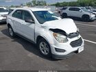 2016 Chevrolet Equinox Ls White vin: 1GNALBEK7GZ106301