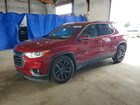 2021 Chevrolet Traverse Lt Red vin: 1GNERGKW3MJ164095