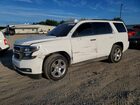 2016 Chevrolet Tahoe C1500 Lt White vin: 1GNSCBKC1GR253487