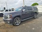 2016 Chevrolet Suburban C1500 Ltz Gray vin: 1GNSCJKC7GR329000