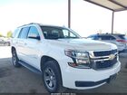 2018 Chevrolet Tahoe Ls White vin: 1GNSKAEC3JR335107