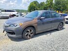 2016 Honda Accord Lx Gray vin: 1HGCR2F30GA018875