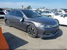 2016 Honda Accord Ex Gray vin: 1HGCR2F71GA038684