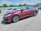 2017 Honda Accord Exl Burgundy vin: 1HGCR3F80HA013680