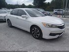 2017 Honda Accord Ex-l V6 White vin: 1HGCR3F83HA015973