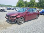 2017 Honda Accord Touring Темно-бордовый vin: 1HGCR3F98HA041400