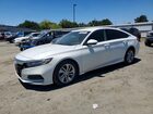 2019 Honda Accord Lx White vin: 1HGCV1F11KA102085