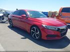 2018 Honda Accord Lx Red vin: 1HGCV1F14JA200686