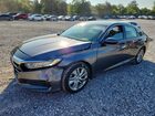 2019 Honda Accord Lx Gray vin: 1HGCV1F15KA100369