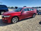 2018 Honda Accord Lx Red vin: 1HGCV1F18JA072145