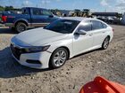 2019 Honda Accord Lx White vin: 1HGCV1F19KA038152
