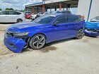 2022 Honda Accord Sport Blue vin: 1HGCV1F30NA104707