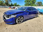 2018 Honda Accord Sport Blue vin: 1HGCV1F31JA220265