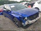 2022 Honda Accord Sport Blue vin: 1HGCV1F37NA089848