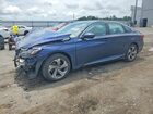 2018 Honda Accord Exl Blue vin: 1HGCV2F56JA027391