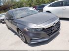 2019 Honda Accord Hybrid   Gray vin: 1HGCV3F17KA019711