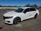 2022 Honda Accord Hybrid Sport White vin: 1HGCV3F27NA004588