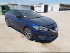 2016 Nissan Maxima 3.5 S Blue vin: 1N4AA6AP1GC405752