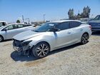 2018 Nissan Maxima 3.5 Sv Silver vin: 1N4AA6AP9JC374757