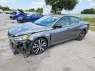 2022 Nissan Altima Sr Gray vin: 1N4BL4CV8NN379635