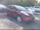 2016 Nissan Leaf S Red vin: 1N4BZ0CP0GC314527