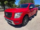 2022 Nissan Titan Sv Red vin: 1N6AA1EF1NN100152