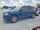 2018 Volkswagen Atlas Se Синий vin: 1V2CR2CA8JC545400