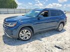 2021 Volkswagen Atlas Se Blue vin: 1V2WP2CA2MC570638