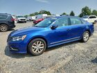 2016 Volkswagen Passat S Blue vin: 1VWAT7A34GC066456