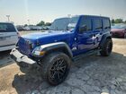 2020 Jeep Wrangler Unlimited Sport Blue vin: 1C4HJXDN4LW269781