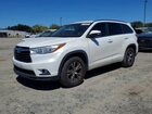 2016 Toyota Highlander Xle White vin: 5TDKKRFH7GS182162