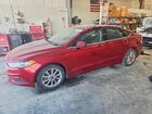 2017 Ford Fusion Se Maroon vin: 3FA6P0HD3HR257779