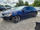 2016 Honda Accord Sport Blue vin: 1HGCR2F52GA082210