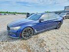 2016 Bmw 740 I Blue vin: WBA7E2C52GG714486