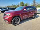 2018 Jeep Grand Cherokee Overland Red vin: 1C4RJFCG6JC222980