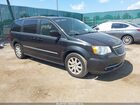 2016 Chrysler Town & Country Touring Black vin: 2C4RC1BG3GR289728
