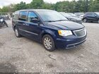 2016 Chrysler Town & Country Touring Синий vin: 2C4RC1BG5GR127714
