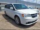 2018 Dodge Grand Caravan Sxt White vin: 2C4RDGCG0JR328670