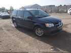 2016 Dodge Grand Caravan Sxt Blue vin: 2C4RDGCG6GR203133