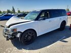 2018 Ford Flex Sel White vin: 2FMGK5C88JBA18135