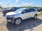 2017 Ford Edge Se Silver vin: 2FMPK3G96HBC69561