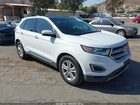 2017 Ford Edge Sel White vin: 2FMPK3J92HBB94592