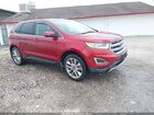 2016 Ford Edge Titanium Red vin: 2FMPK3K90GBC52101