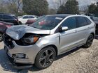 2019 Ford Edge St Silver vin: 2FMPK4AP7KBC33849