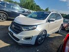 2017 Ford Edge Sport White vin: 2FMPK4AP8HBC40107