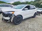 2021 Ford Edge Sel White vin: 2FMPK4J91MBA64979