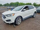 2021 Ford Edge Sel White vin: 2FMPK4J95MBA59946