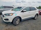 2019 Ford Edge Sel White vin: 2FMPK4J96KBC56248