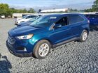 2020 Ford Edge Sel Синий vin: 2FMPK4J98LBB55052