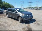 2018 Ford Edge Sel Gray vin: 2FMPK4J9XJBB77292